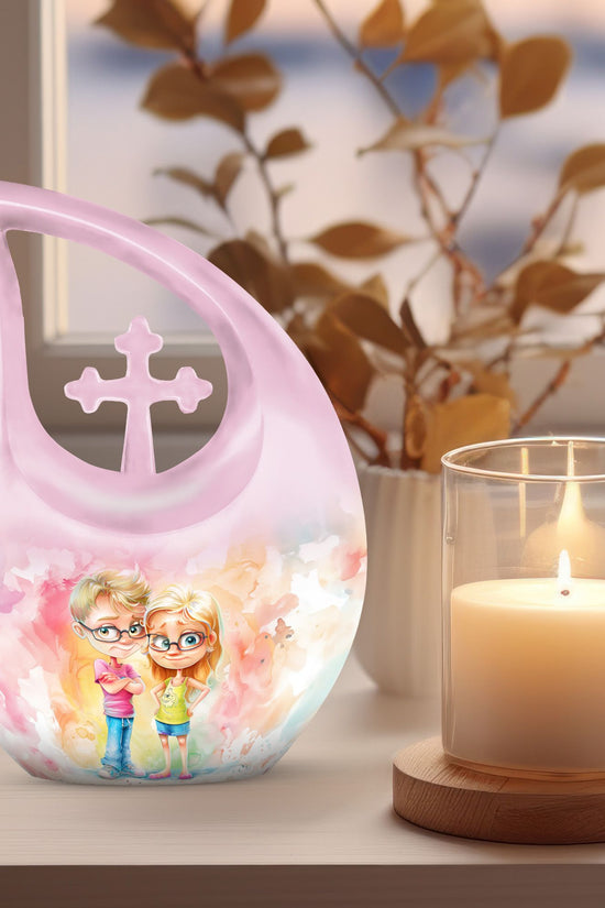 Brother And Sister Urns For Ashes - Small Urns For Human Ashes Adult Female