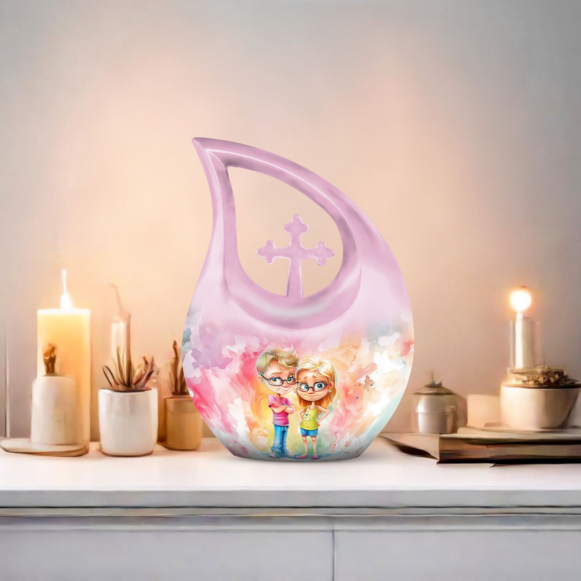 Brother And Sister Urns For Ashes - Small Urns For Human Ashes Adult Female