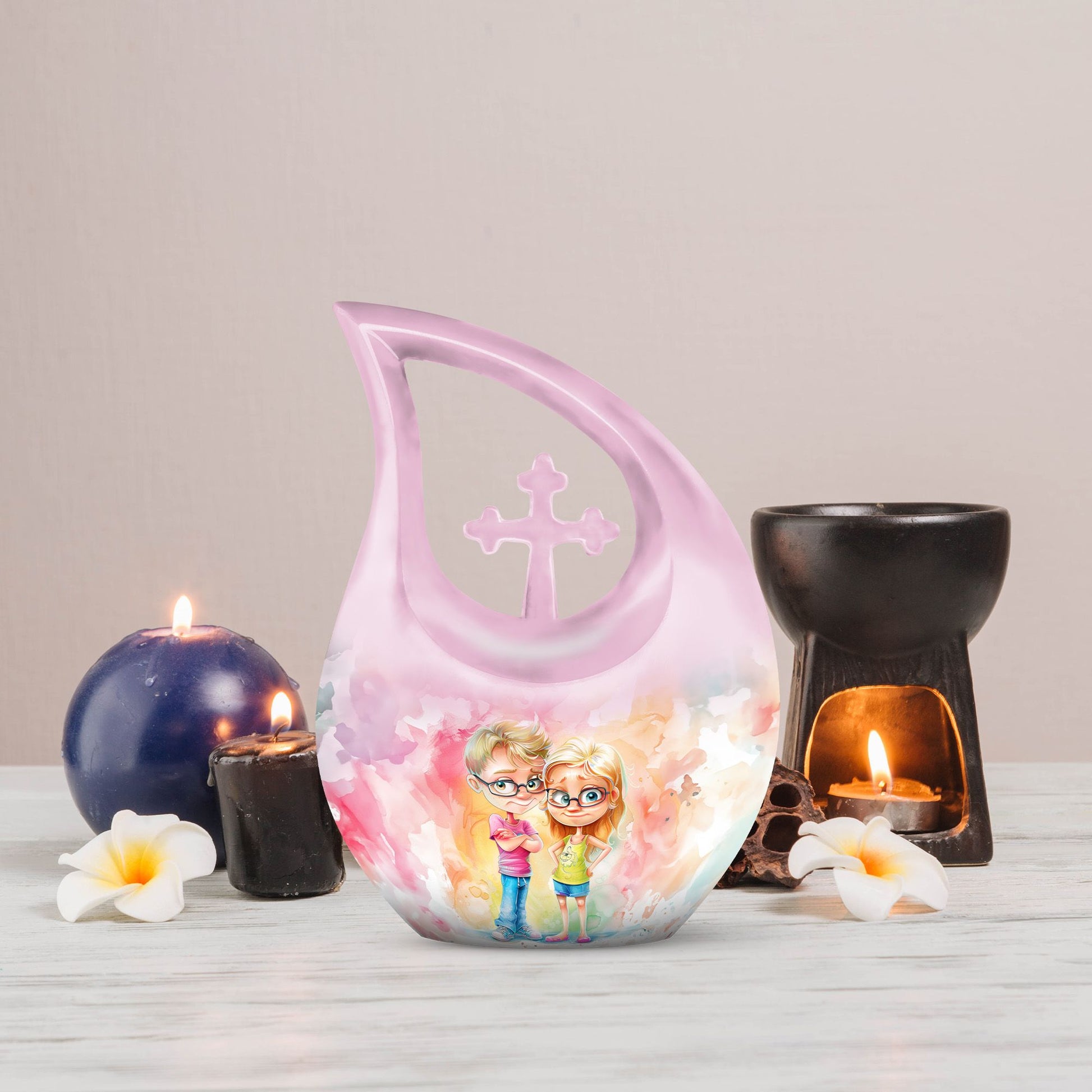 Brother And Sister Urns For Ashes - Small Urns For Human Ashes Adult Female
