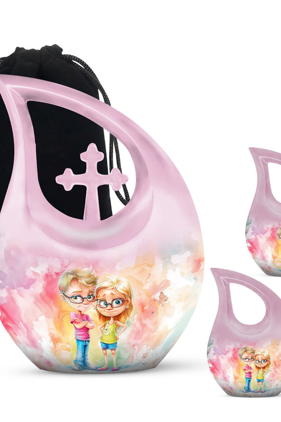 Brother And Sister Urns For Ashes - Small Urns For Human Ashes Adult Female