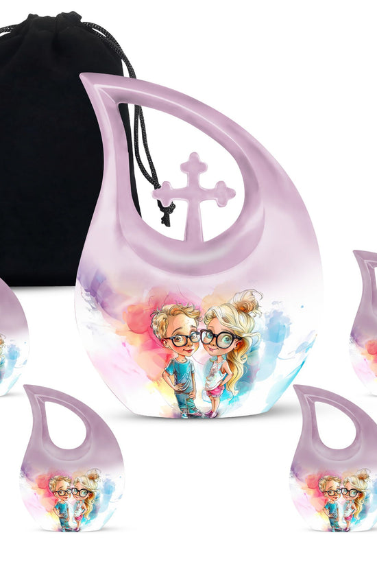 Brother And Sister Urns For Ashes - Urns For Human Ashes Adult Male Burial