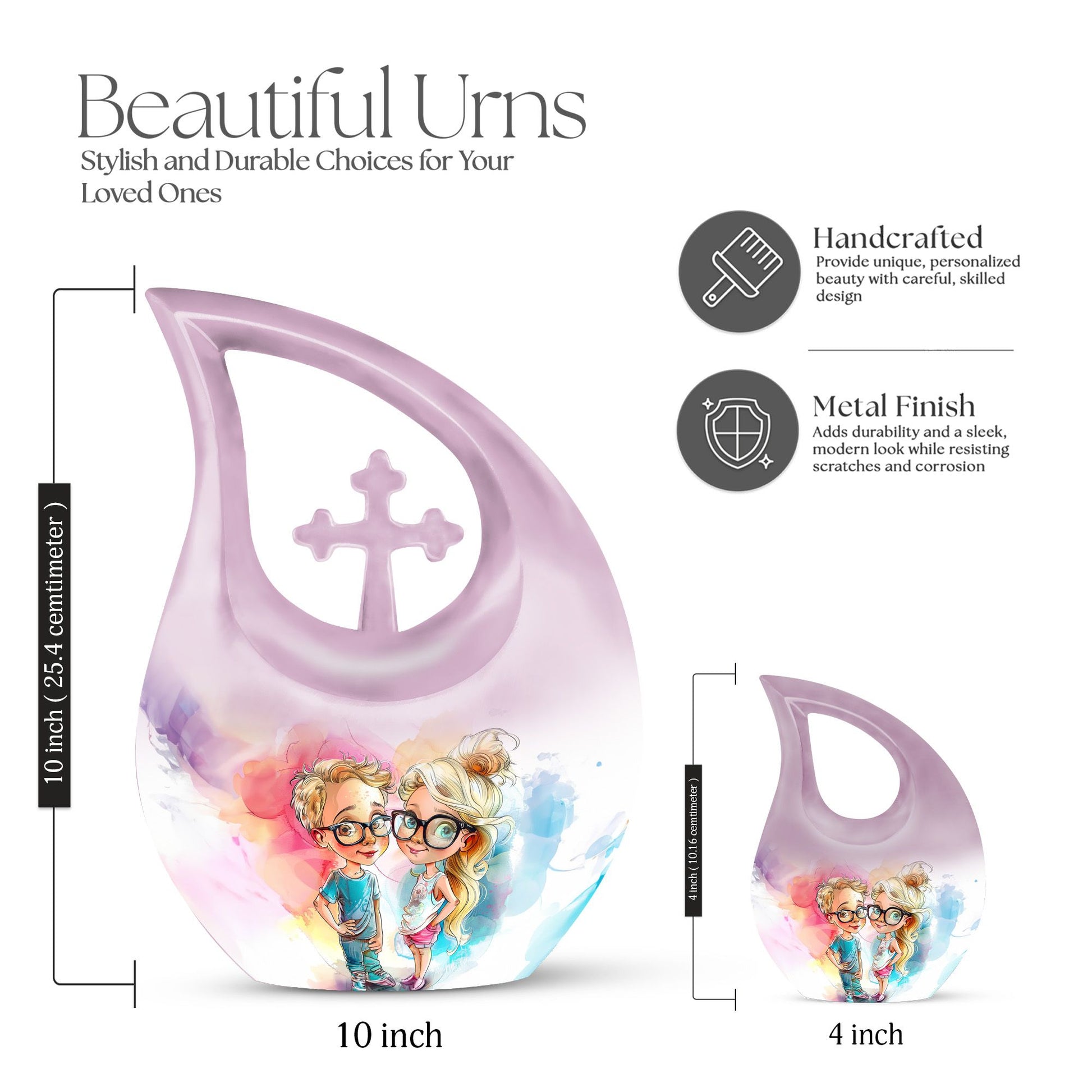 Brother And Sister Urns For Ashes - Urns For Human Ashes Adult Male Burial
