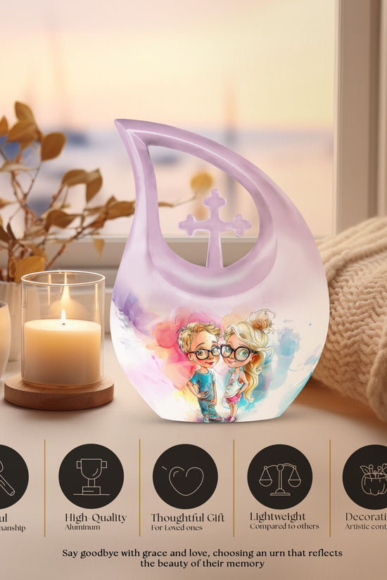 Brother And Sister Urns For Ashes - Urns For Human Ashes Adult Male Burial