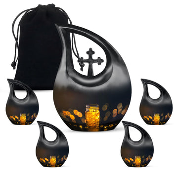 Large Urn With 4 Keepsake