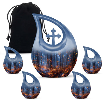 Large Urn With 4 Keepsake