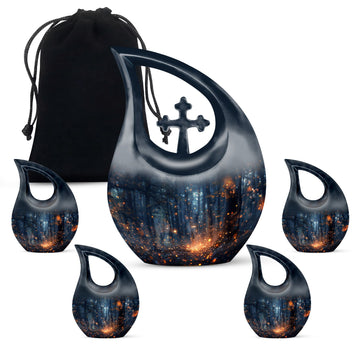 Large Urn With 4 Keepsake