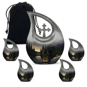 Large Urn With 4 Keepsake