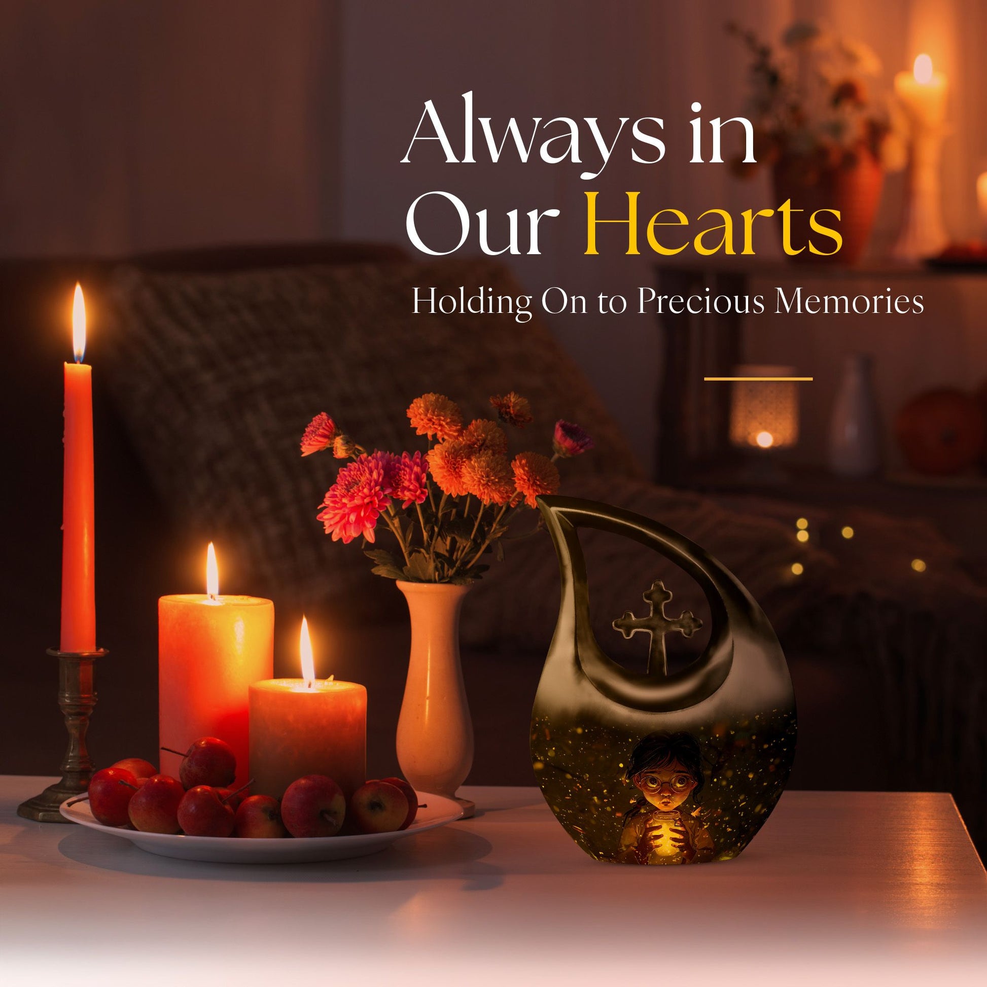 Twilight Pot Urns For Ashes - Urn For Human Ashes For Men