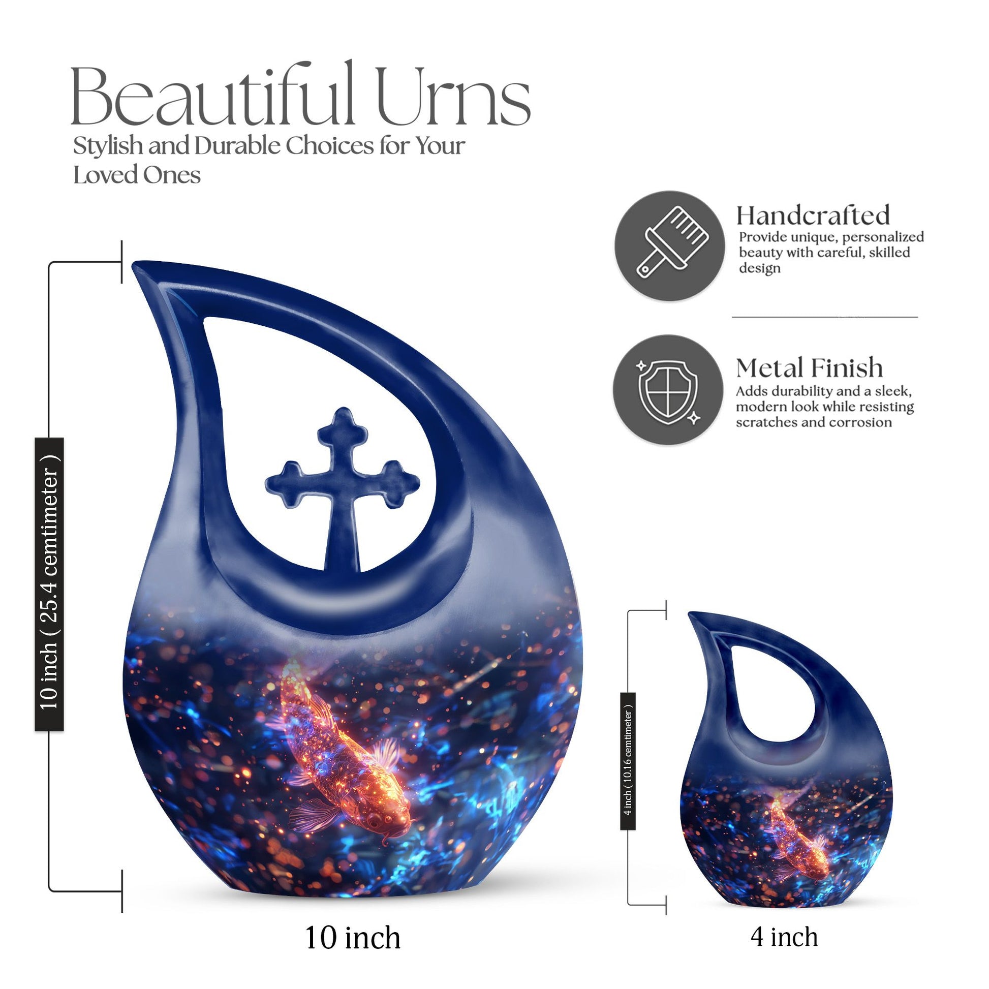 Fish Urns For Ashes - Urn For Human Ashes Adult Female