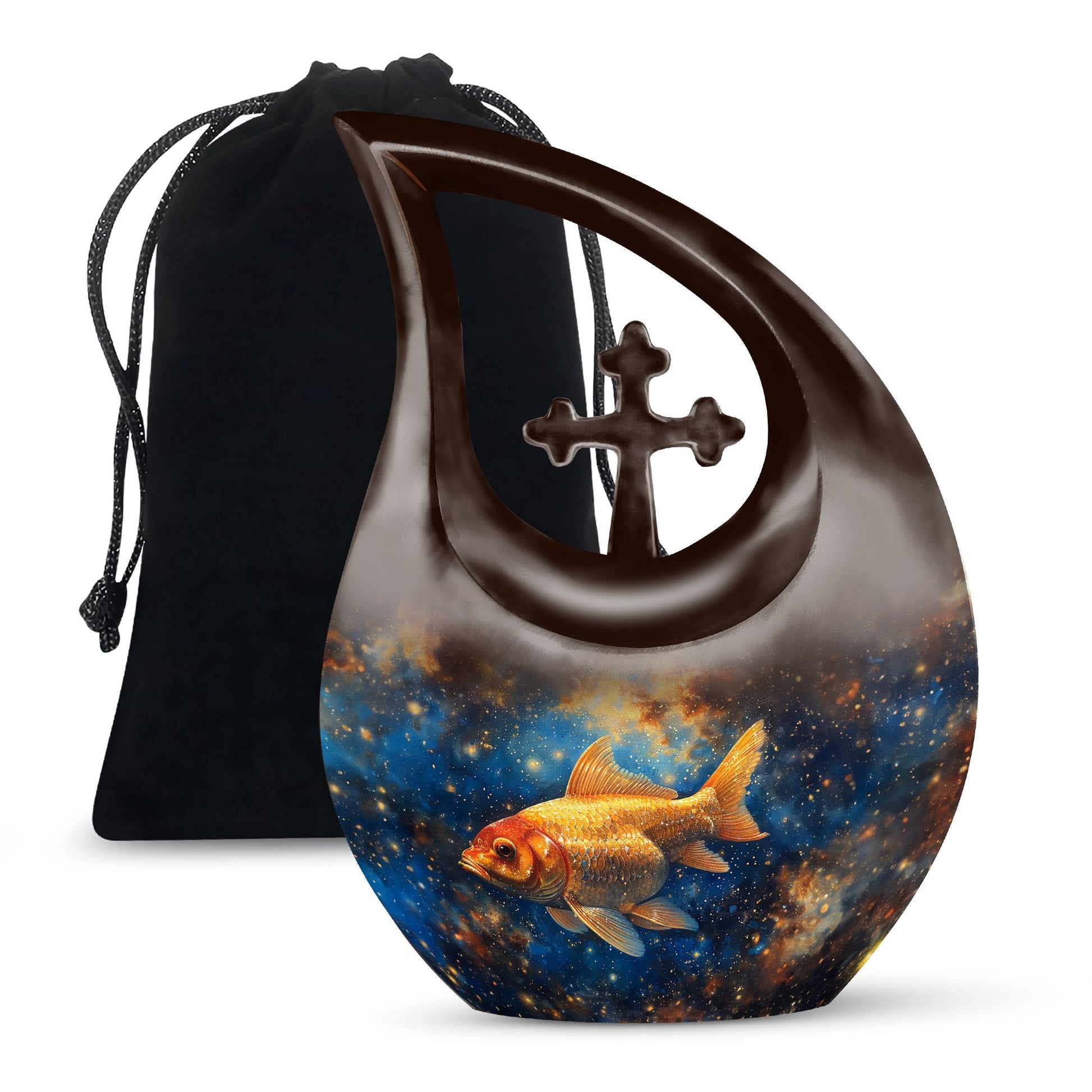Fish Urns For Ashes - Burial Urns For Human Ashes Adult Male