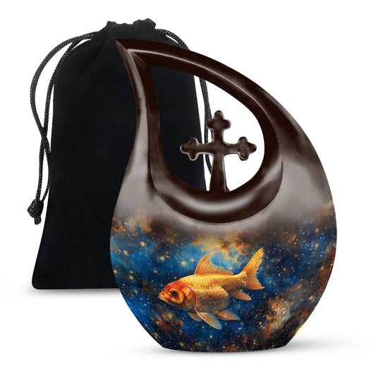 Fish Urns For Ashes - Burial Urns For Human Ashes Adult Male