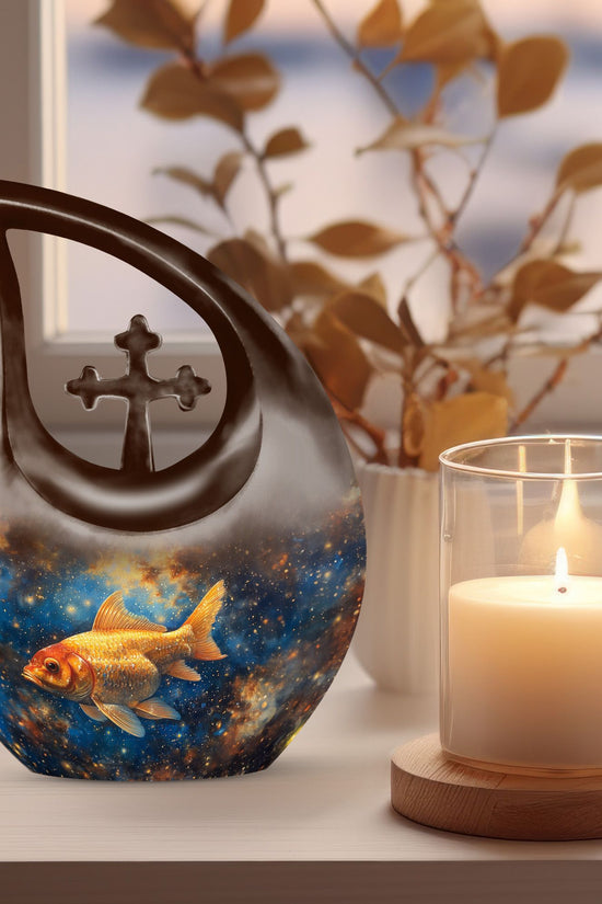 Fish Urns For Ashes - Burial Urns For Human Ashes Adult Male