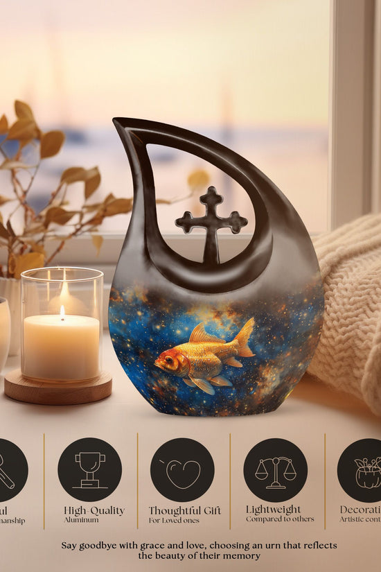 Fish Urns For Ashes - Burial Urns For Human Ashes Adult Male