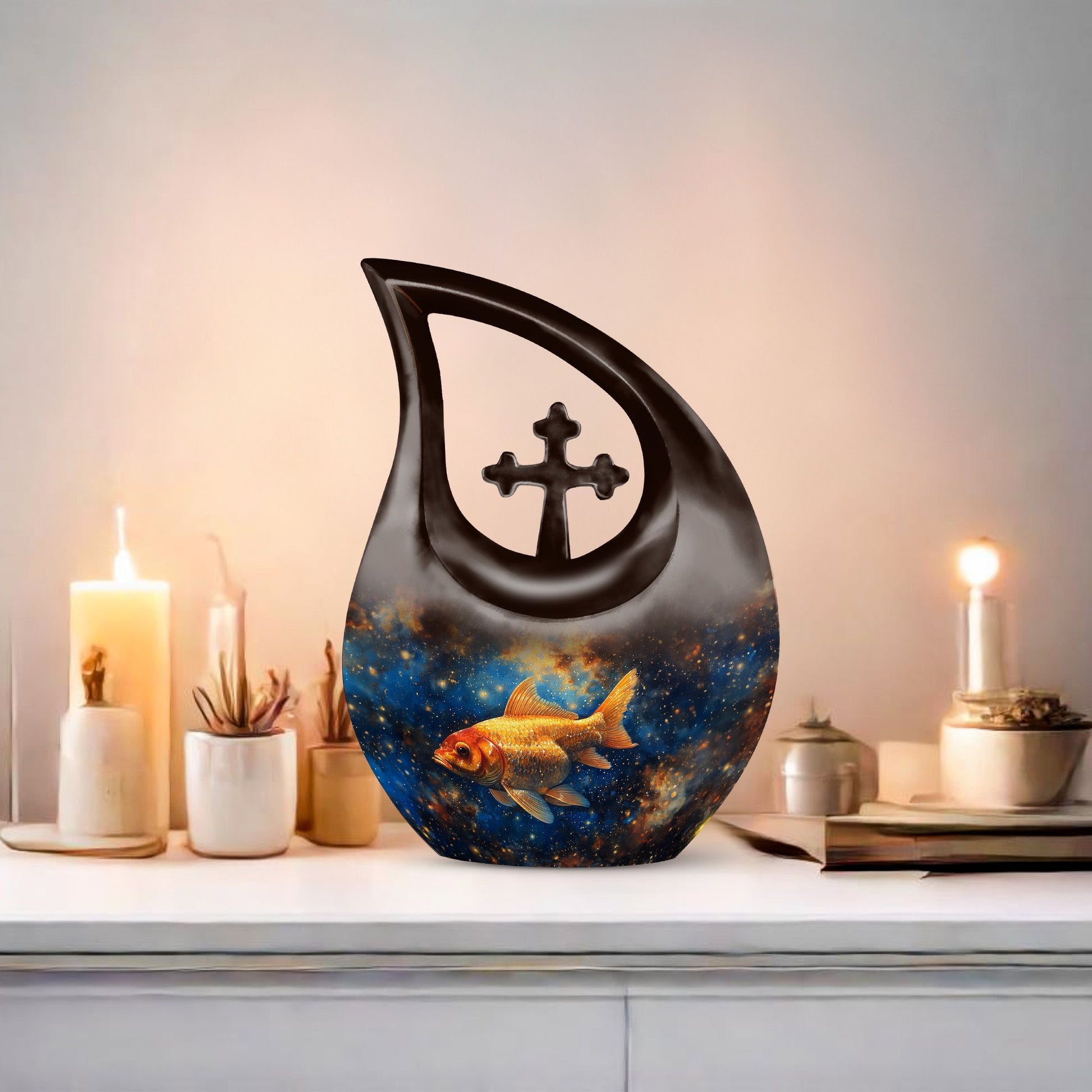 Fish Urns For Ashes - Burial Urns For Human Ashes Adult Male