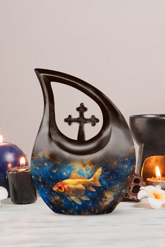 Fish Urns For Ashes - Burial Urns For Human Ashes Adult Male