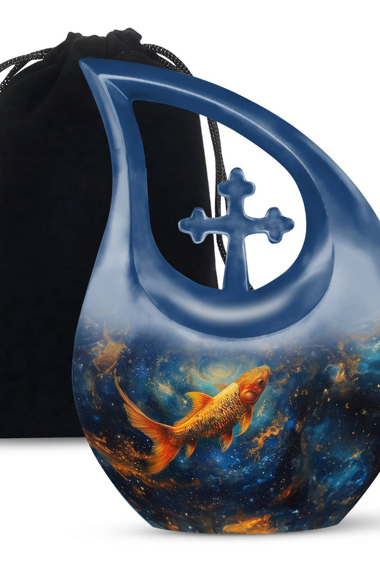 Fish Urns For Ashes - Large Urns For Human Ashes Adult Male