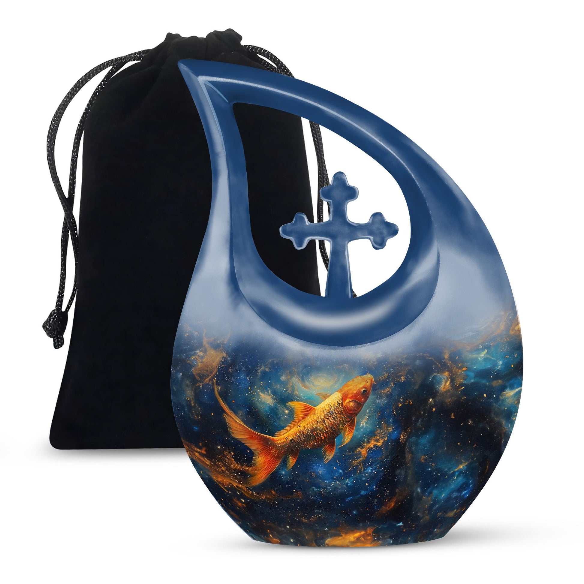 Fish Urns For Ashes - Large Urns For Human Ashes Adult Male