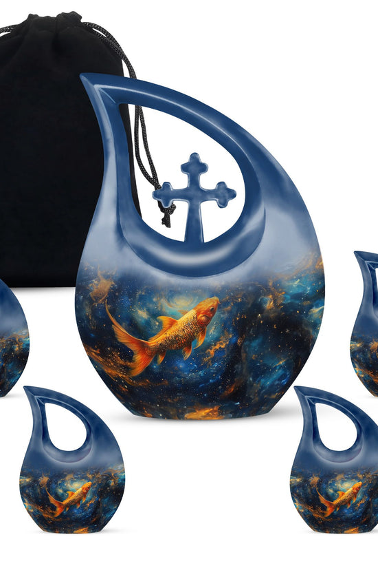 Fish Urns For Ashes - Large Urns For Human Ashes Adult Male