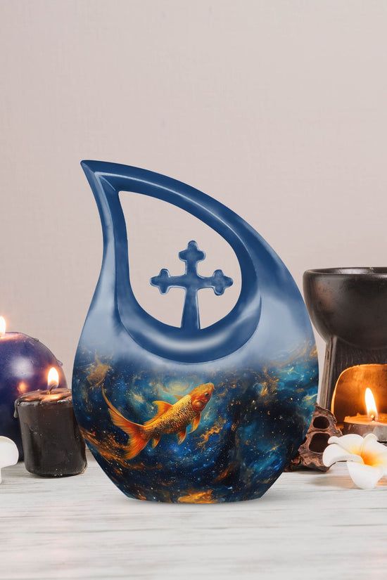 Fish Urns For Ashes - Large Urns For Human Ashes Adult Male