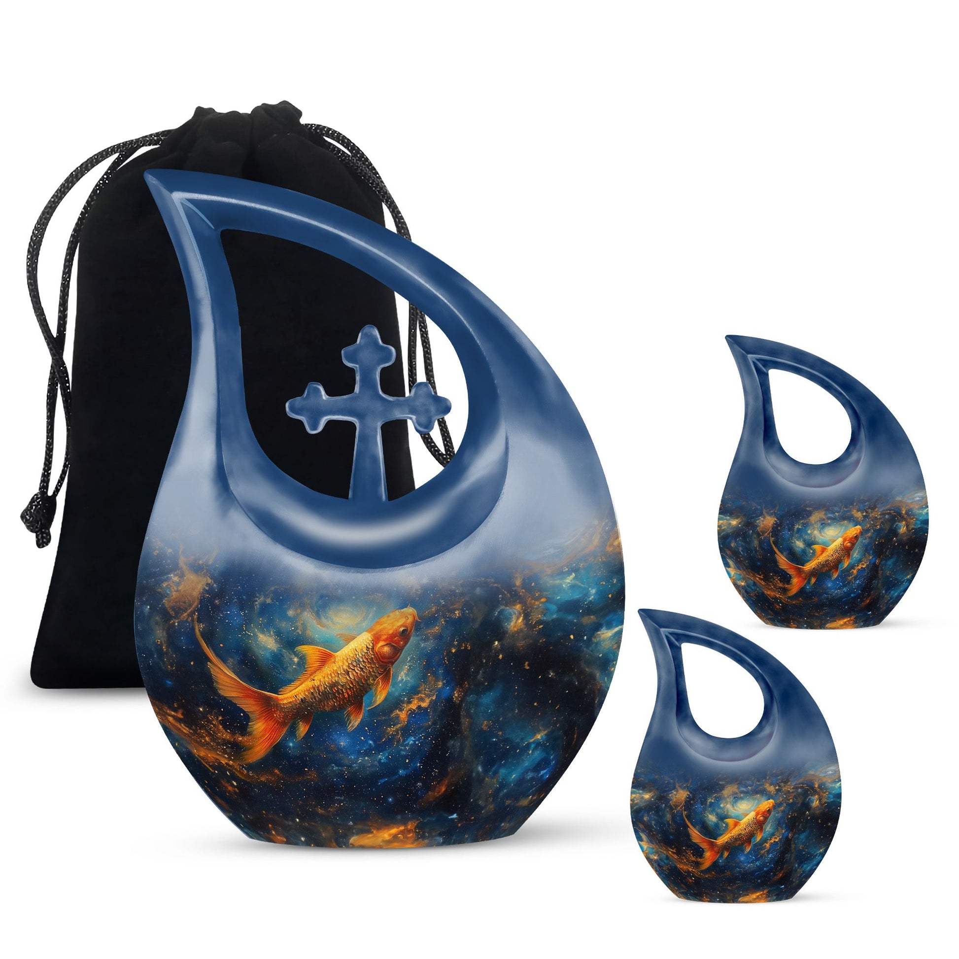 Fish Urns For Ashes - Large Urns For Human Ashes Adult Male