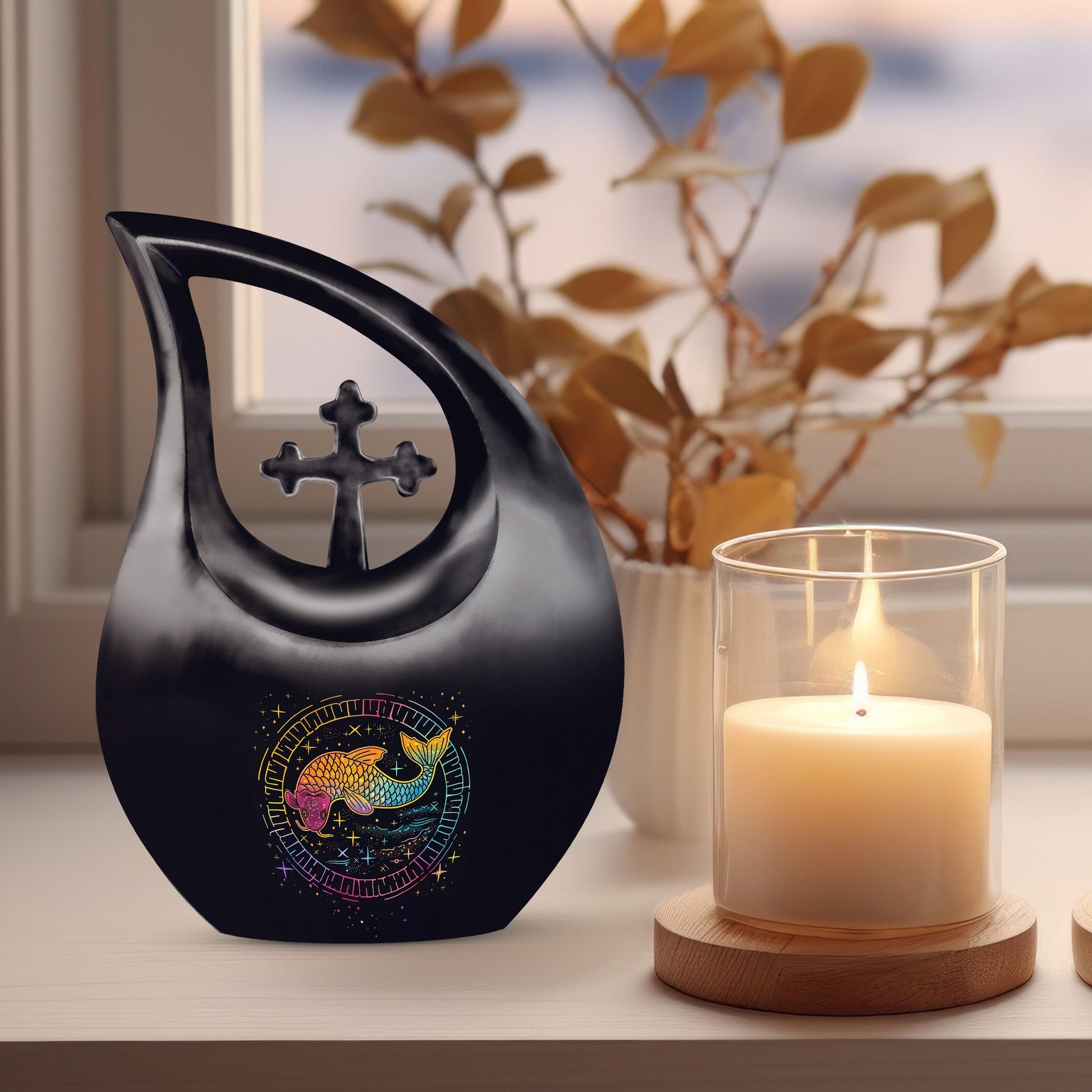 Fish Urns For Ashes - Urns For Adult Male Small