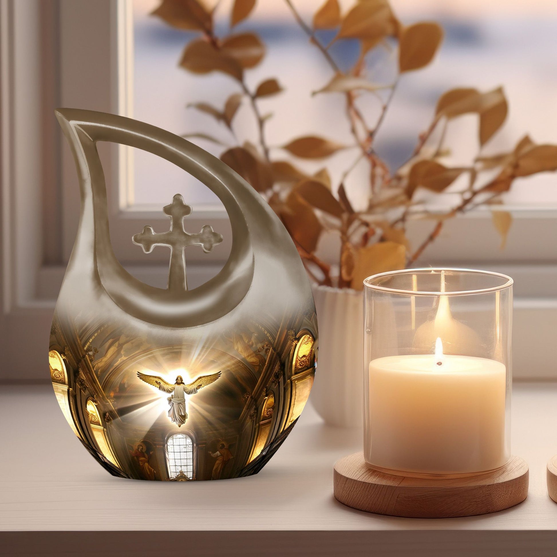 Catholic Urns For Ashes - Cremation Urns For Human Ashes Adult Male