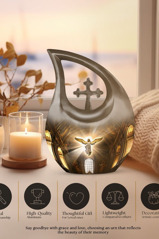 Catholic Urns For Ashes - Cremation Urns For Human Ashes Adult Male