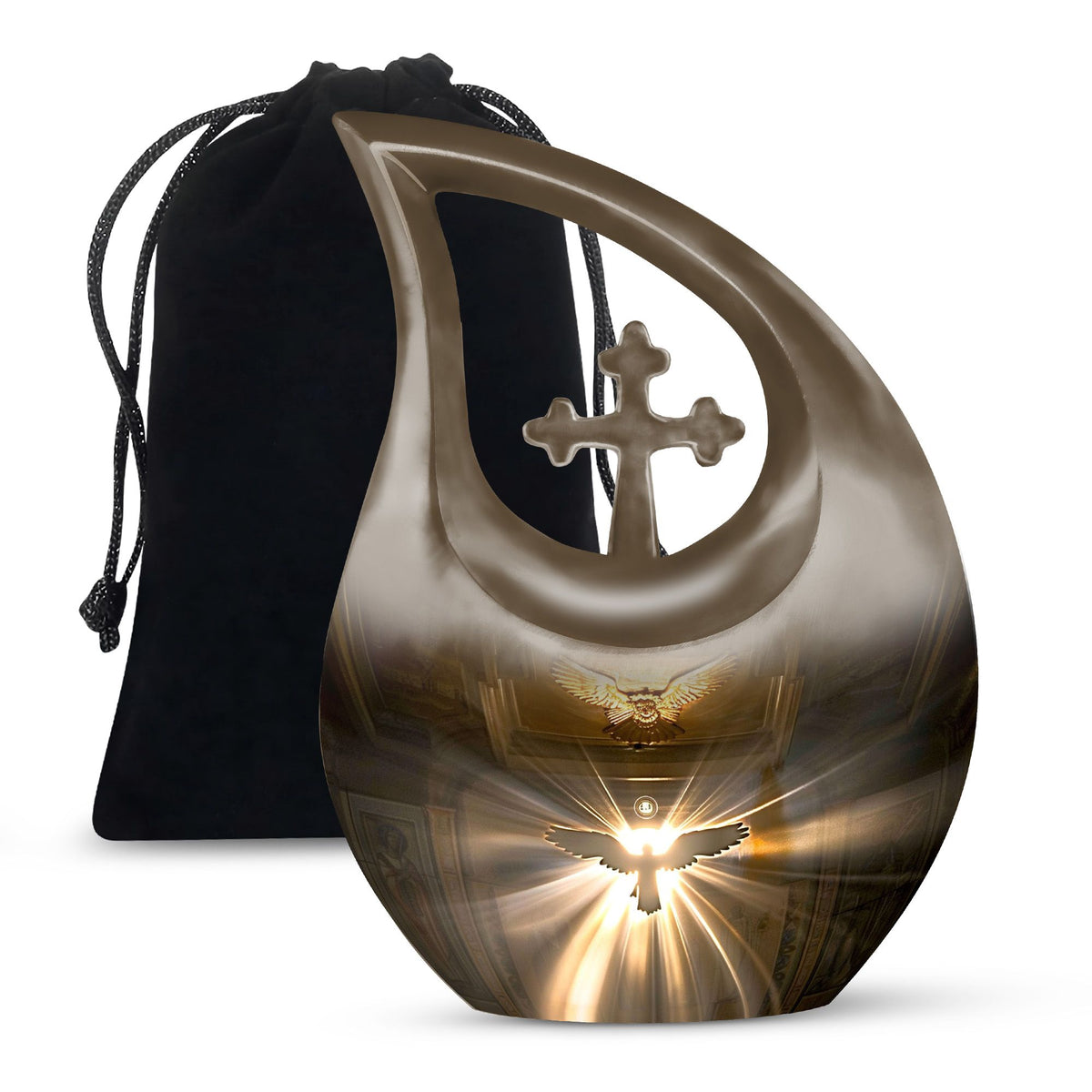 Catholic Urns For Ashes - Cremation Urn Adult Male