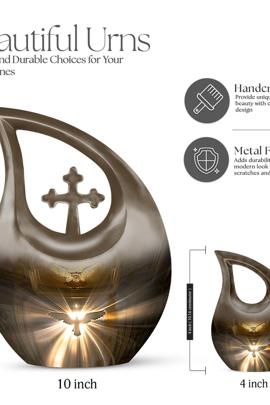 Catholic Urns For Ashes - Cremation Urn Adult Male