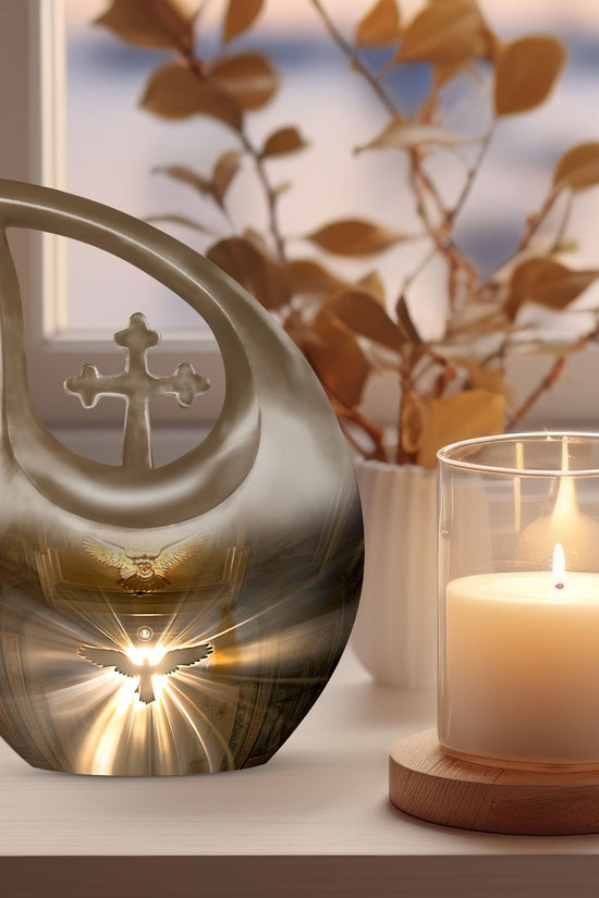 Catholic Urns For Ashes - Cremation Urn Adult Male