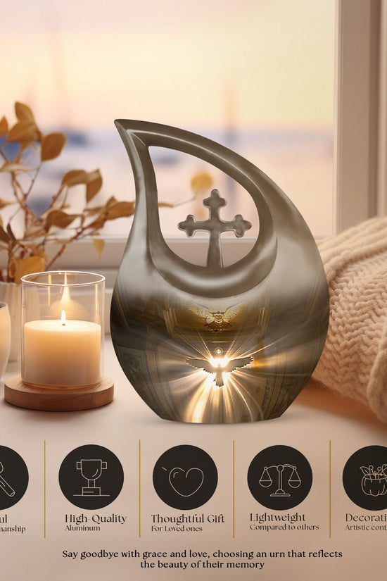 Catholic Urns For Ashes - Cremation Urn Adult Male