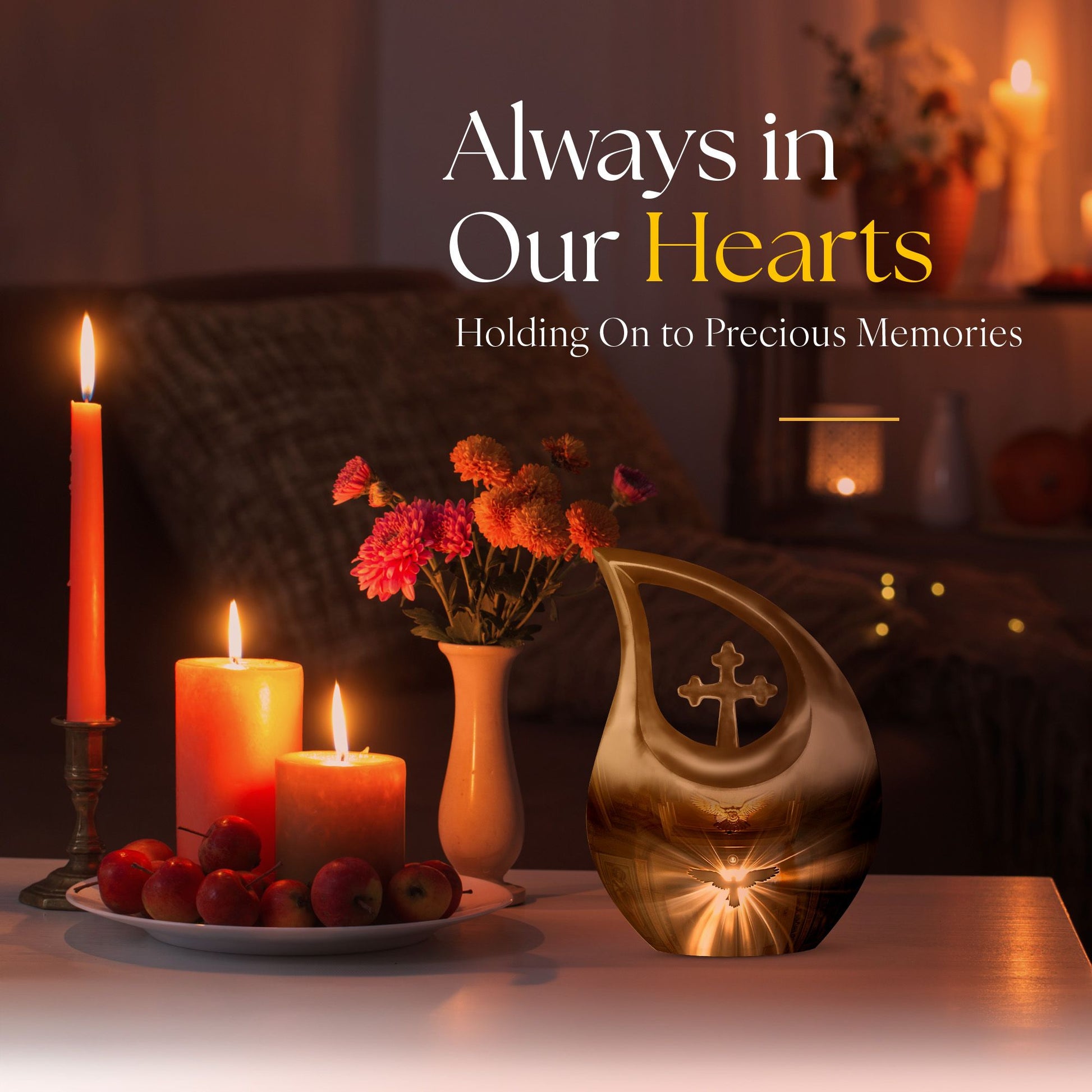 Catholic Urns For Ashes - Cremation Urn Adult Male