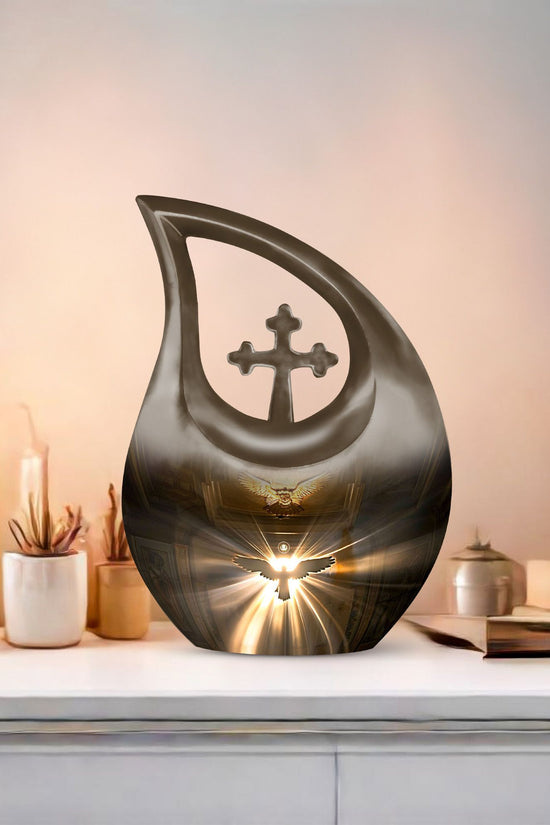 Catholic Urns For Ashes - Cremation Urn Adult Male