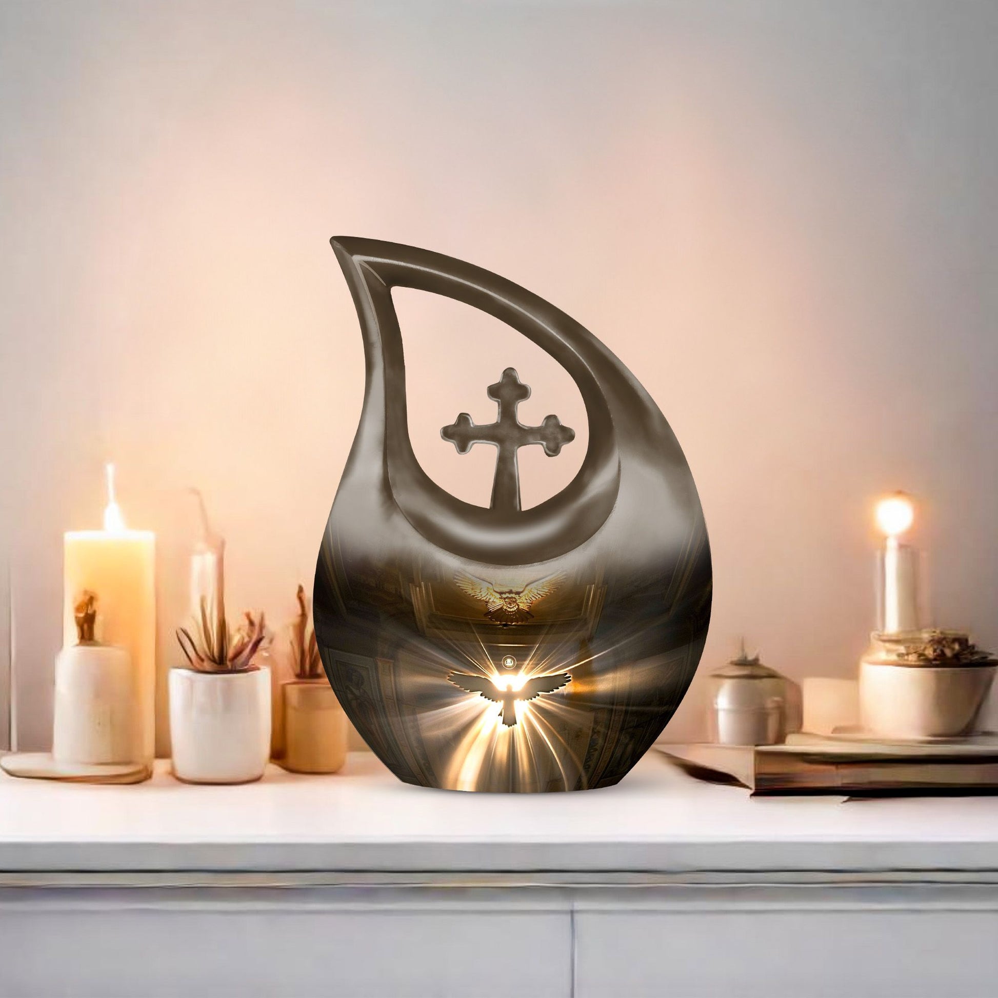 Catholic Urns For Ashes - Cremation Urn Adult Male