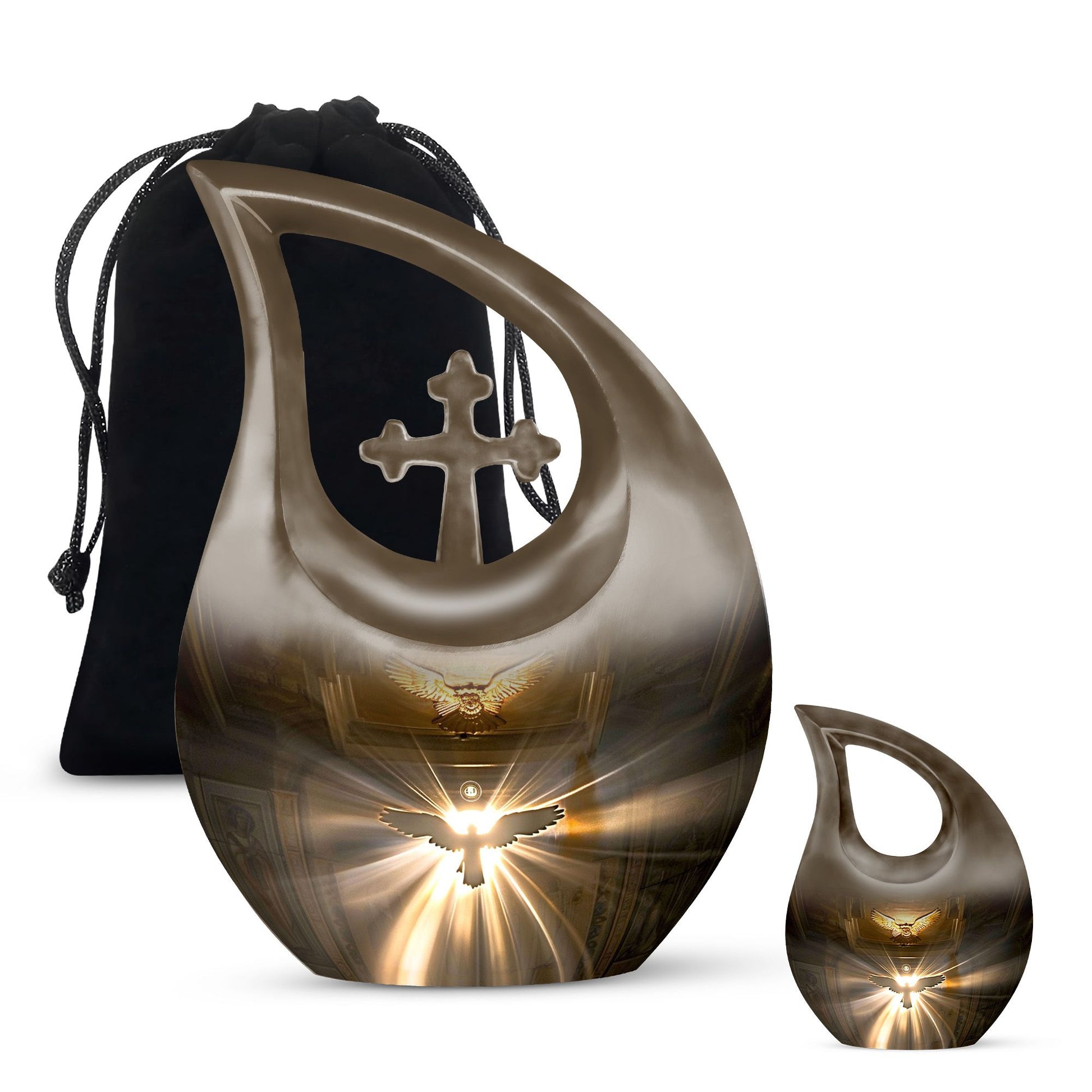 Catholic Urns For Ashes - Cremation Urn Adult Male