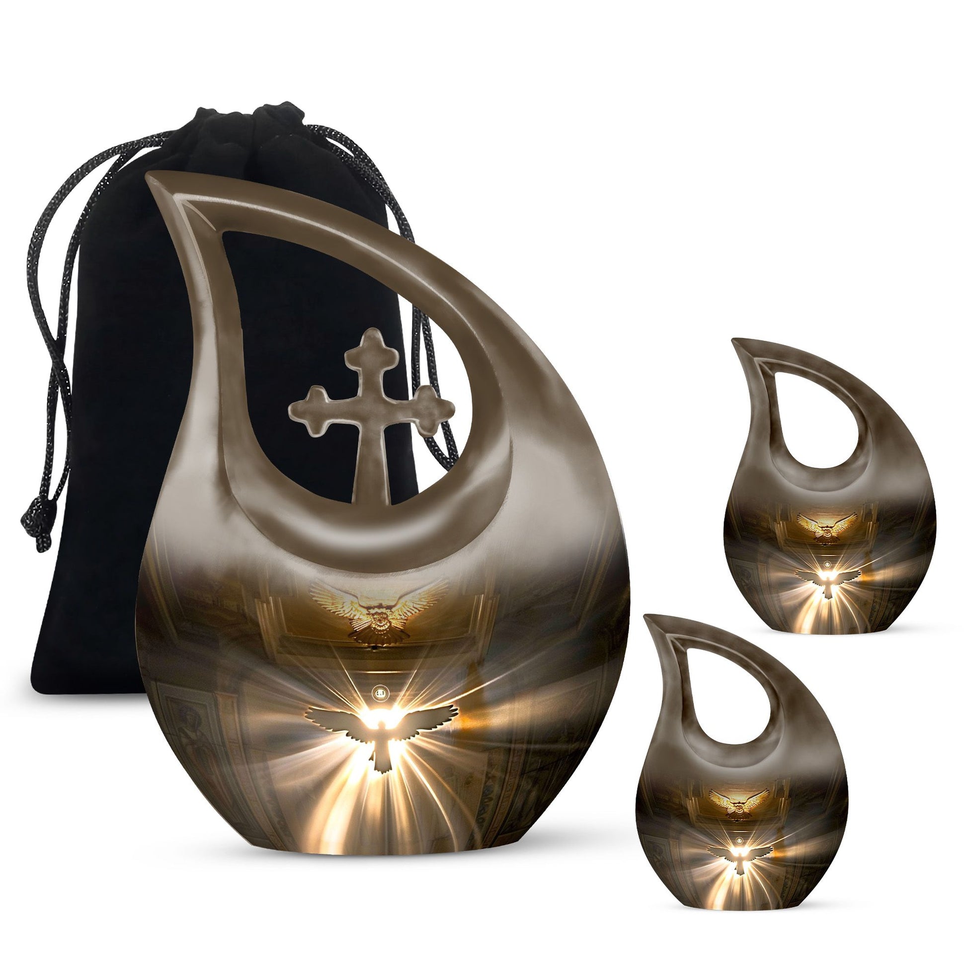 Catholic Urns For Ashes - Cremation Urn Adult Male