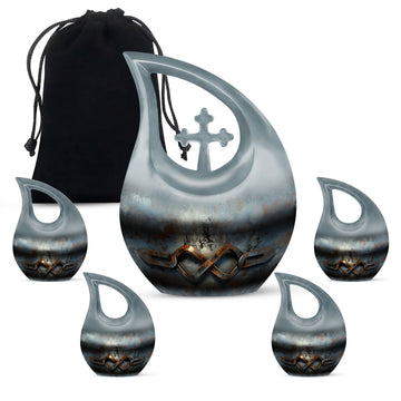 Large Urn With 4 Keepsake