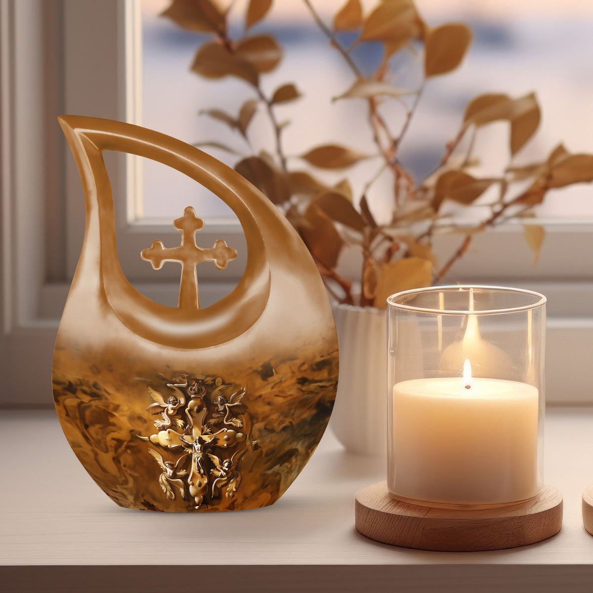 Catholic Urns For Ashes - Urn Human Ash Adult Female