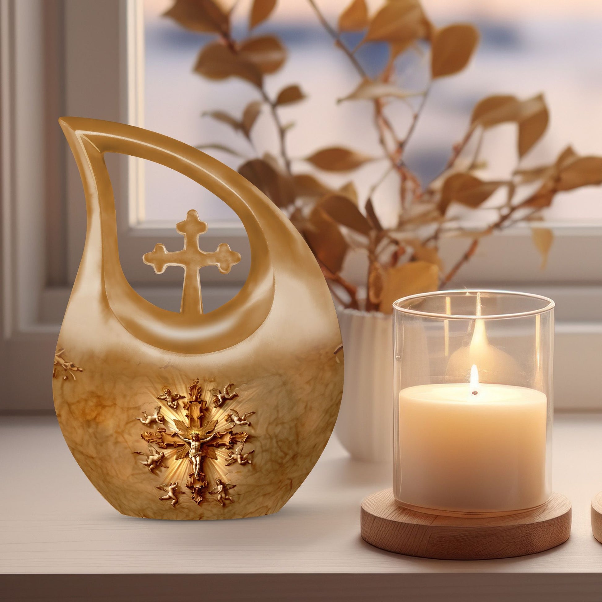 Catholic Urns For Ashes - Urn Human Ash Adult Male