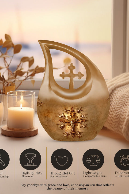 Catholic Urns For Ashes - Urn Human Ash Adult Male