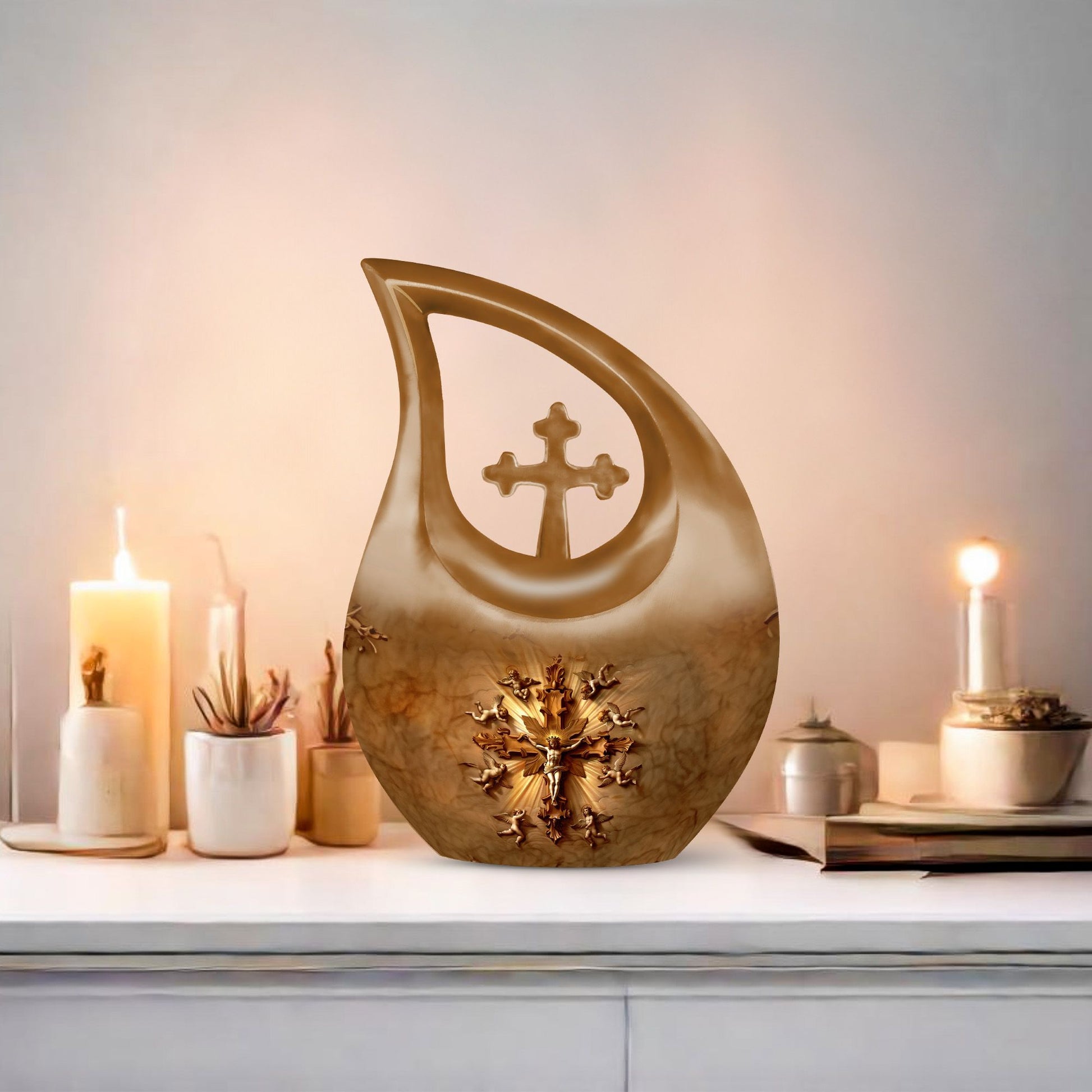 Catholic Urns For Ashes - Urn Human Ash Adult Male