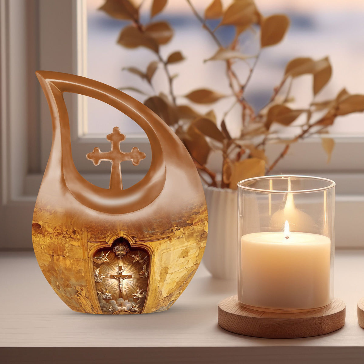 Catholic Urns For Ashes - Urn Adult Female Ashes