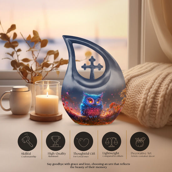 Owl Urns For Ashes - Funeral Urns For Human Ashes