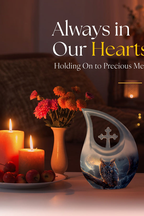 Owl Urns For Ashes - Funeral Urns For Adult Ashes Women