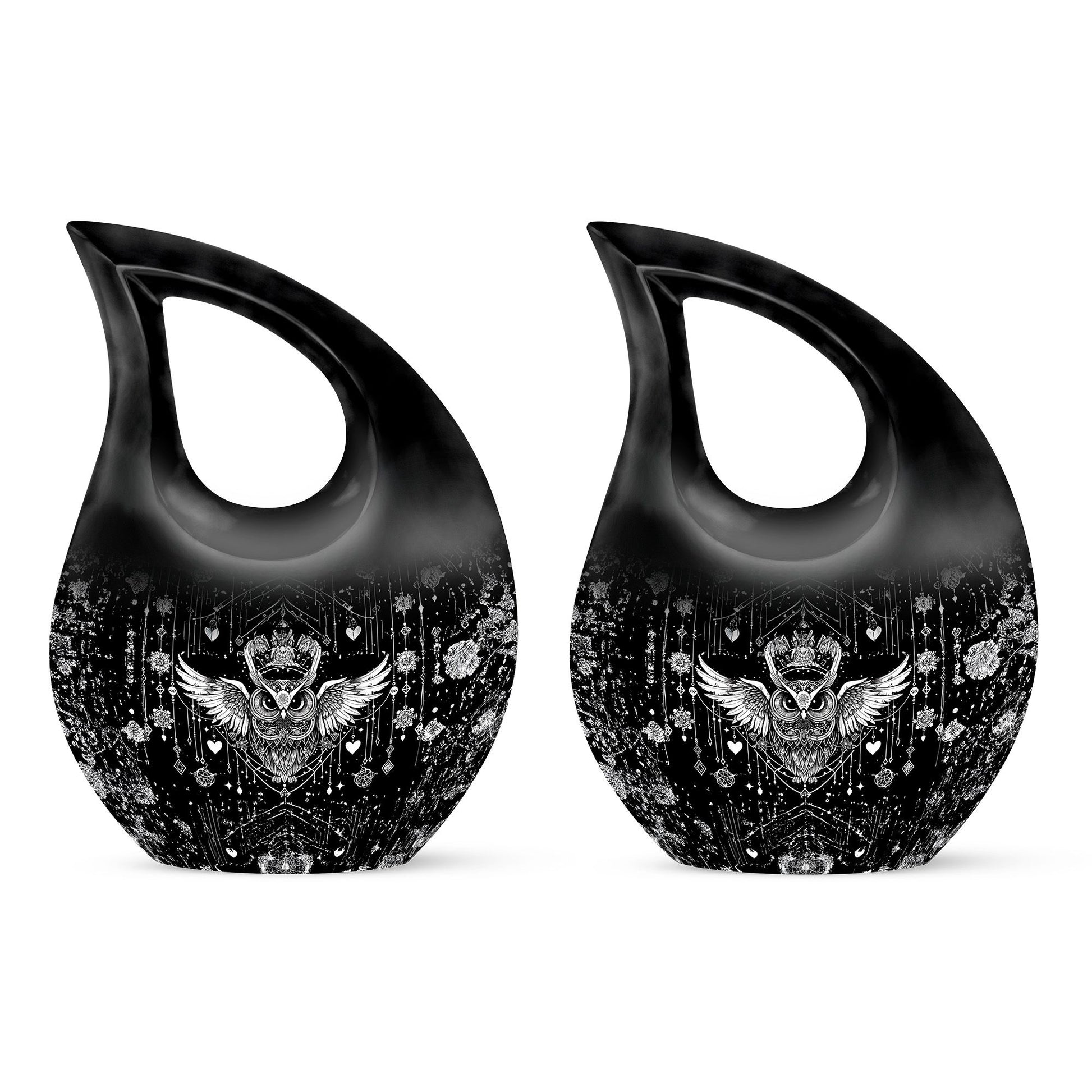 Owl Urns For Ashes - Funeral Decor Urn - Memorial Urn