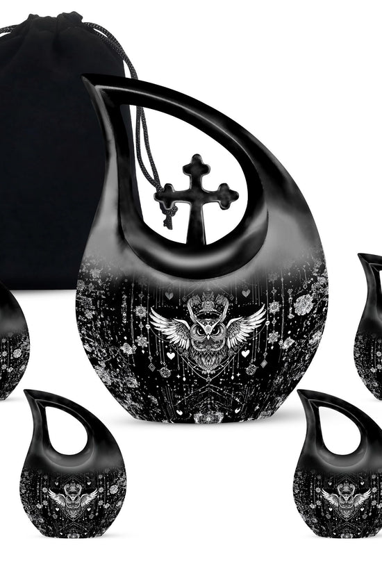 Owl Urns For Ashes - Funeral Decor Urn - Memorial Urn