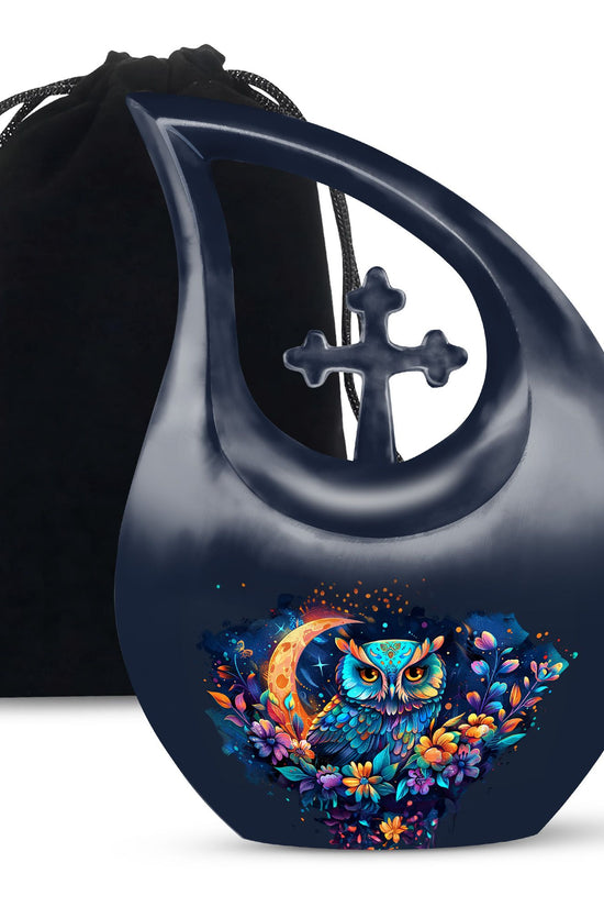 Owl Urns For Ashes - Funeral Urn - Memorial Urn