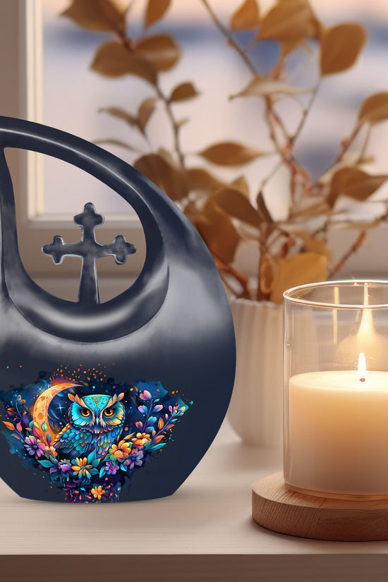 Owl Urns For Ashes - Funeral Urn - Memorial Urn