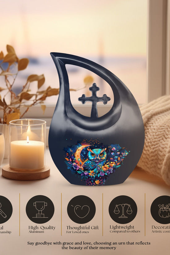 Owl Urns For Ashes - Funeral Urn - Memorial Urn