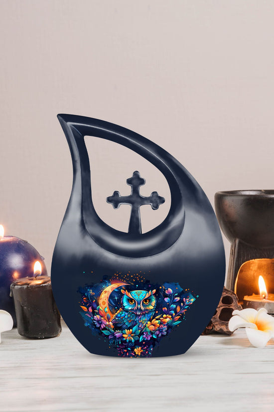 Owl Urns For Ashes - Funeral Urn - Memorial Urn